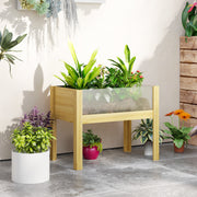 Floreira de Madeira Natural – 75x46x60,5 cm – madeira