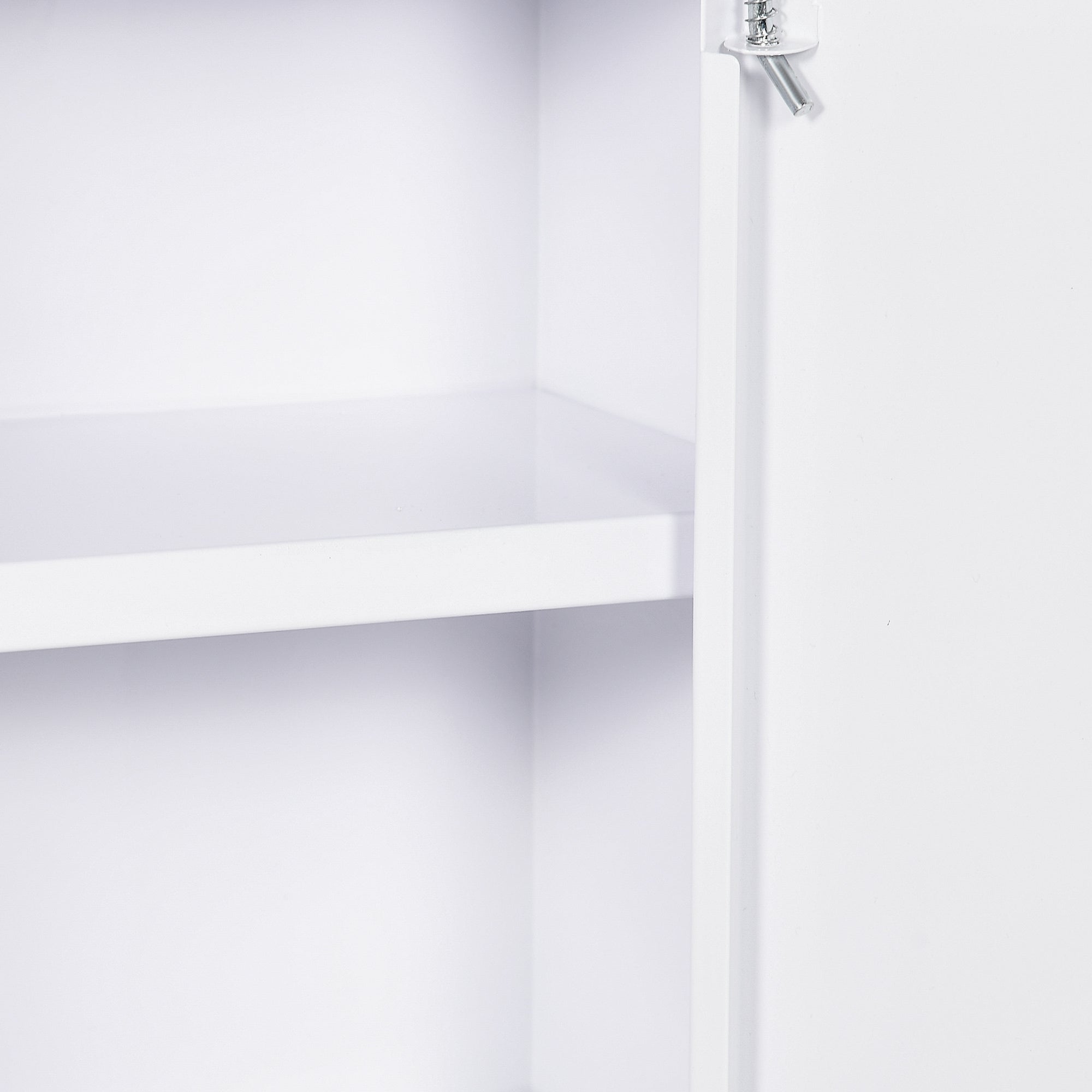 Armário de Farmácia de Parede em Aço – 30x14x46 cm – Branco