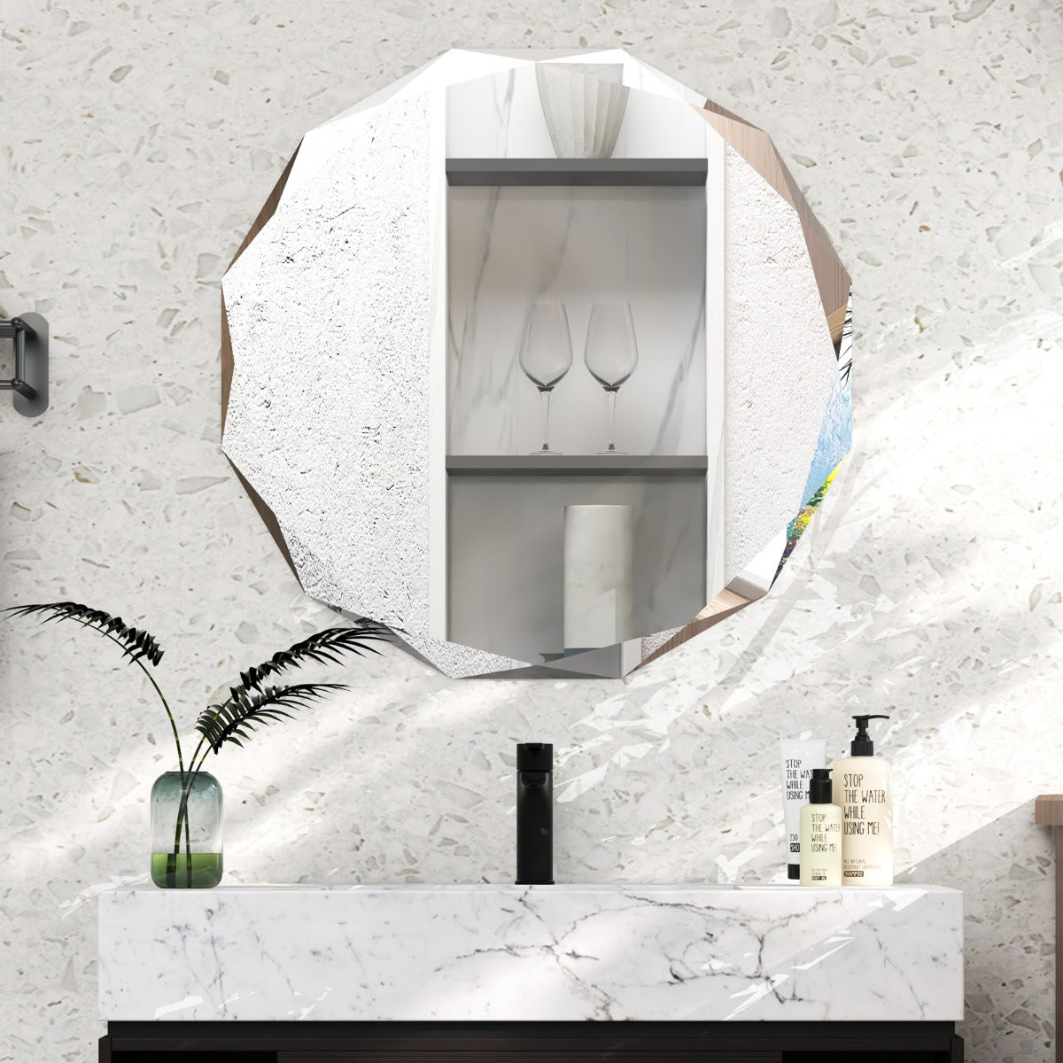 Espelho de Parede – 76 cm – Vidro