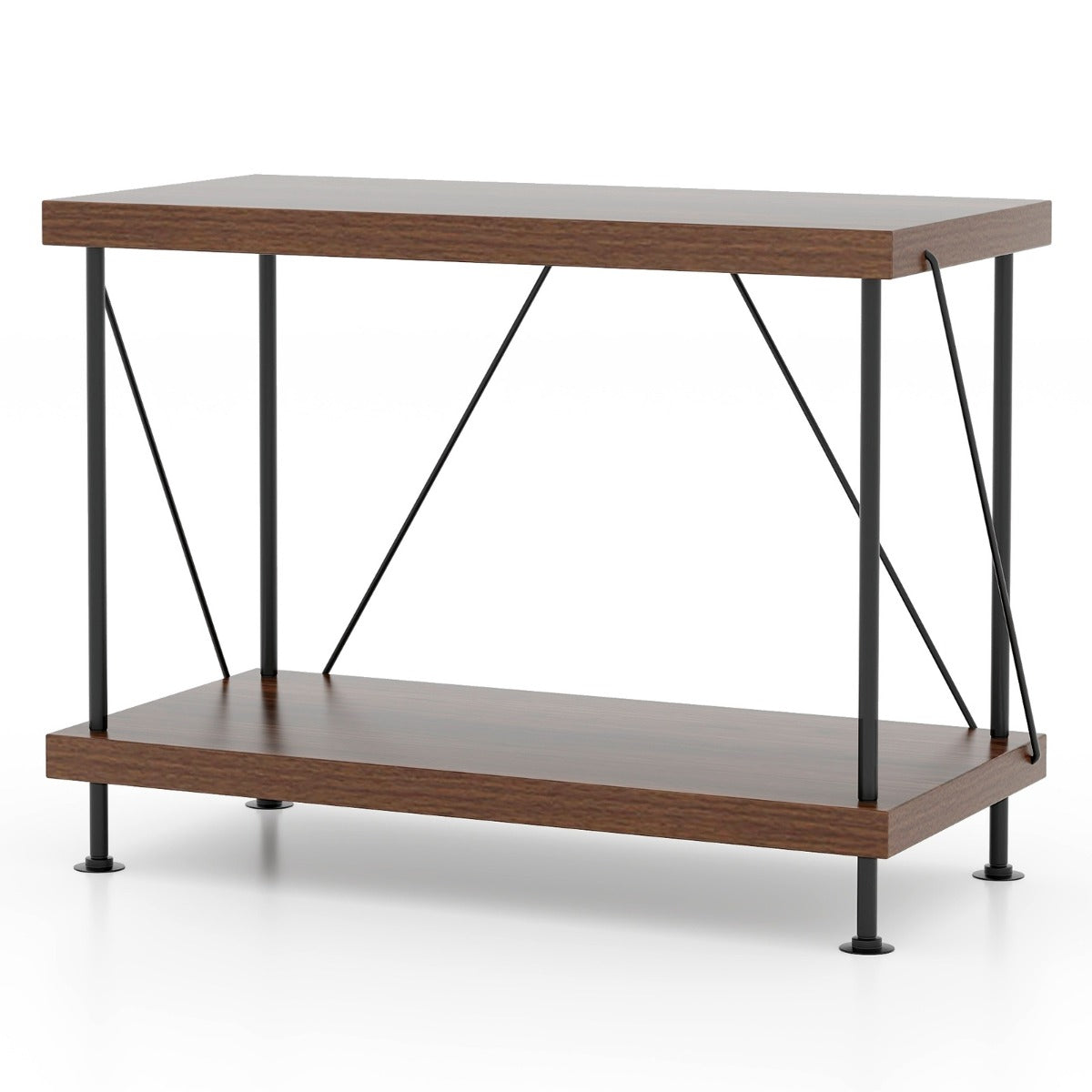 Estante de Metal – 60 x 45 cm – Nogueira