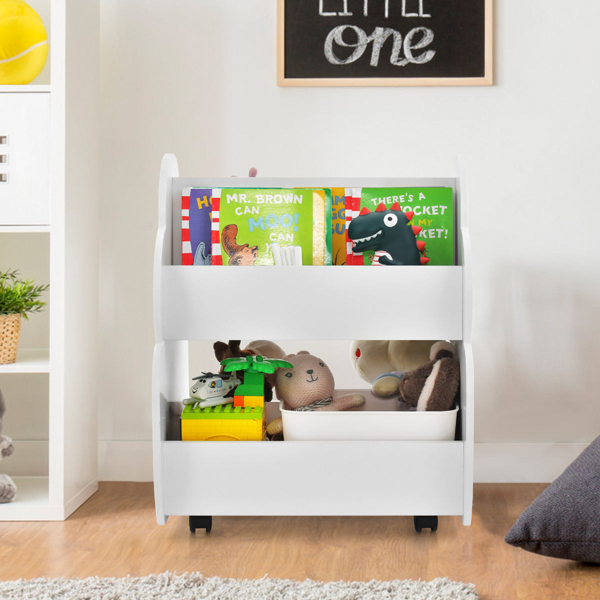 Estante Infantil – 63 cm – Branca – MDF
