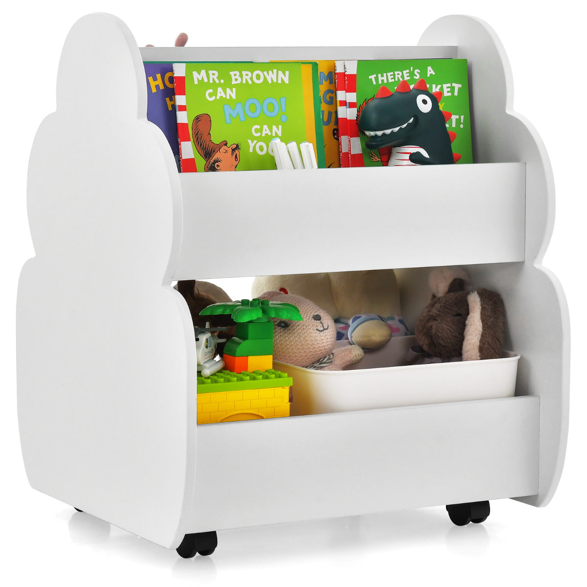 Estante Infantil – 63 cm – Branca – MDF