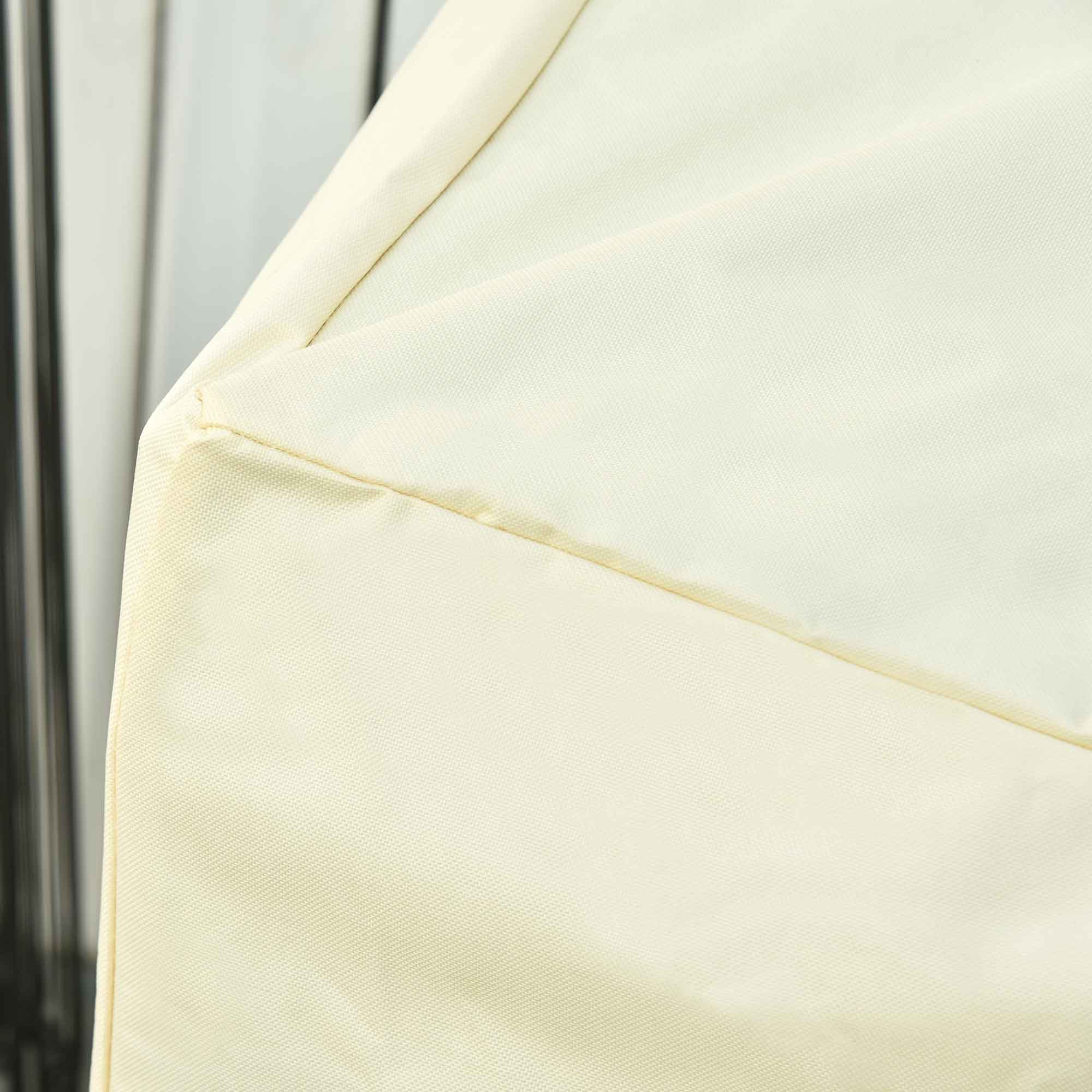 Capa Protetora Impermeável para Banco 2 Lugares – 140x84x56 / 94 cm – Cor Creme – Tecido Oxford 600D