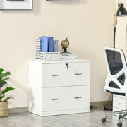 Armário de Arquivos com Gavetas - 74x42x72cm Branco