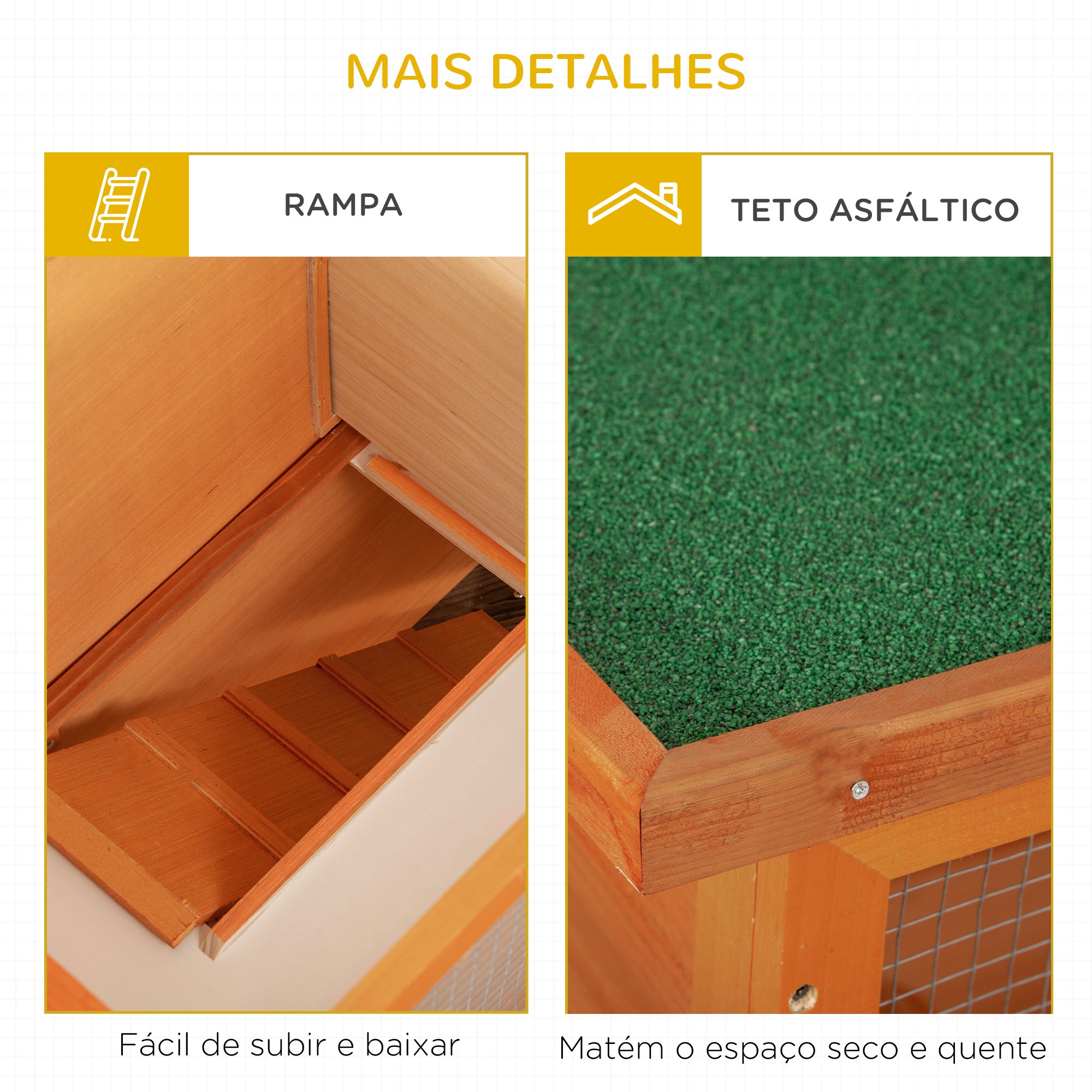 Coelheira de Madeira para Animais Pequenos 2 Níveis 90x45x80 cm - Madeira e Verde