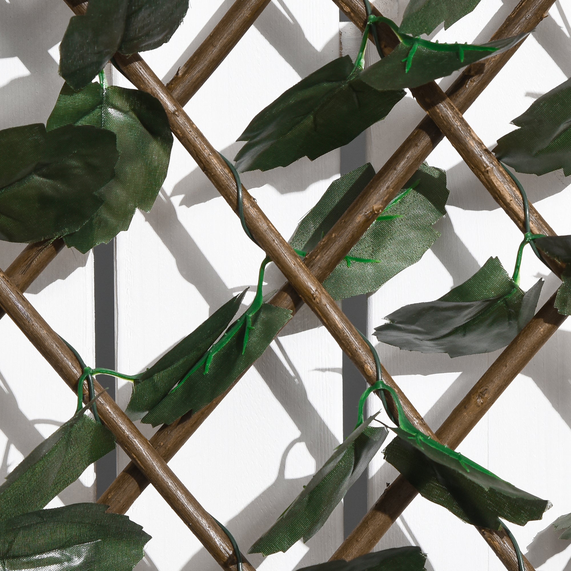 Vedação com Treliça Expansível – 295x70 cm – Verde e Vime