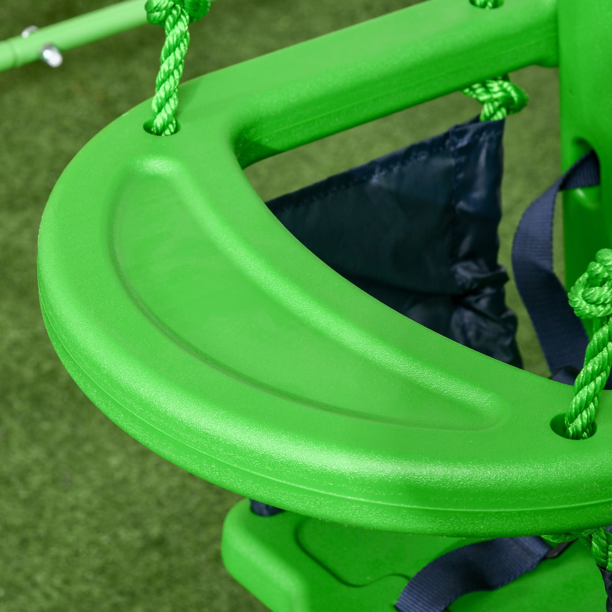Baloiço Infantil Verdes – 122x146x122 cm – Aço e PE