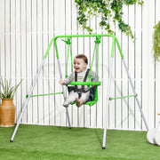 Baloiço Infantil Verdes – 122x146x122 cm – Aço e PE