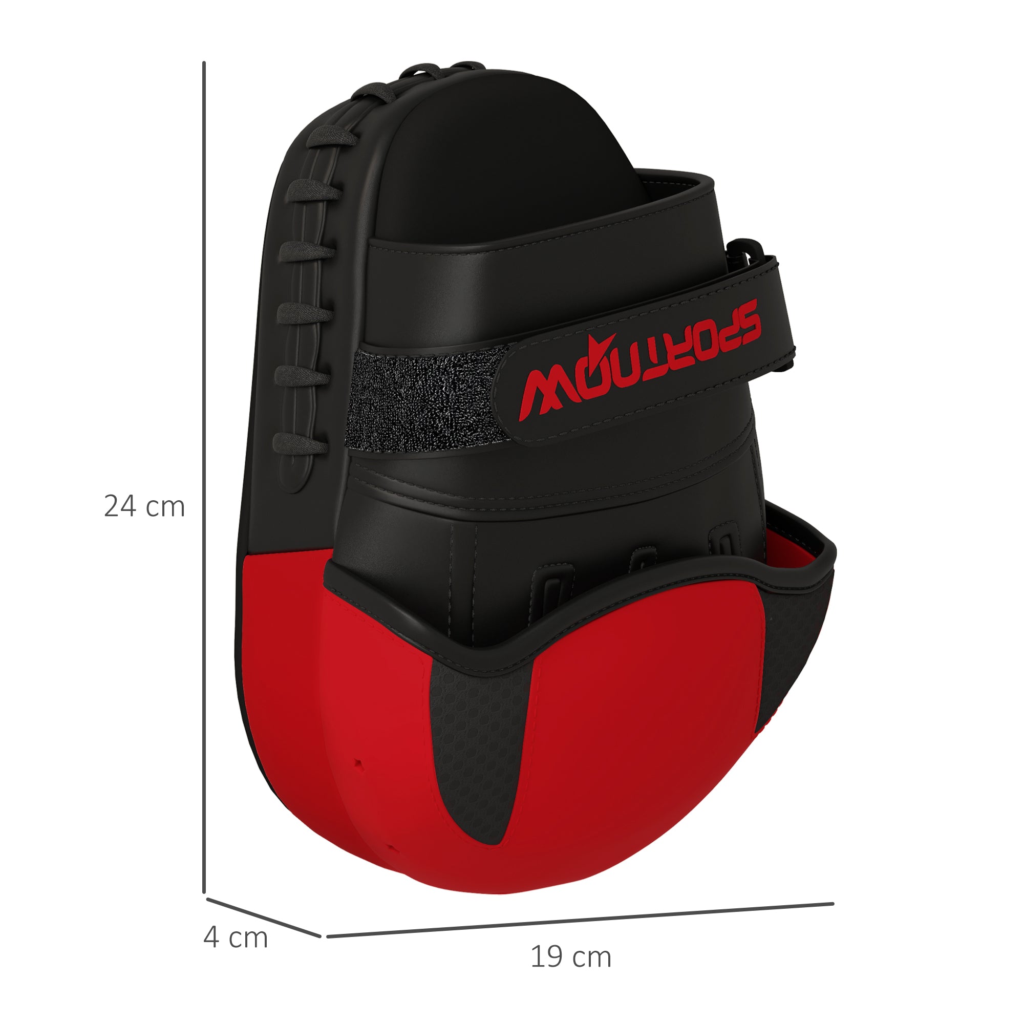 Plastrons de Boxe – 24x19x4 cm – Vermelho – PU