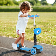 Trotinete 5 em 1 com Assento Removível 62x25x72,5 cm - Azul
