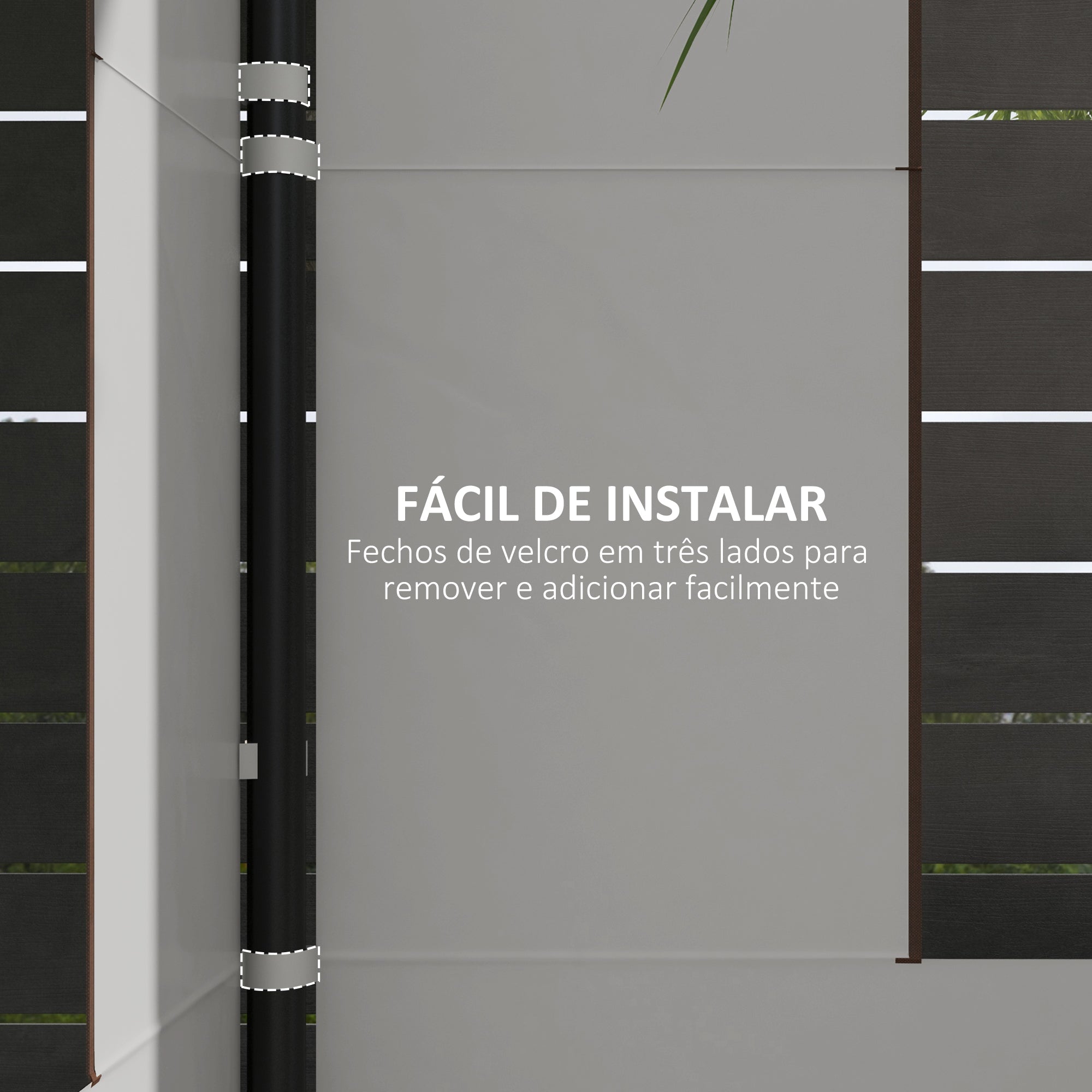 Paredes Laterais para Tenda 295x195 cm Cinzento