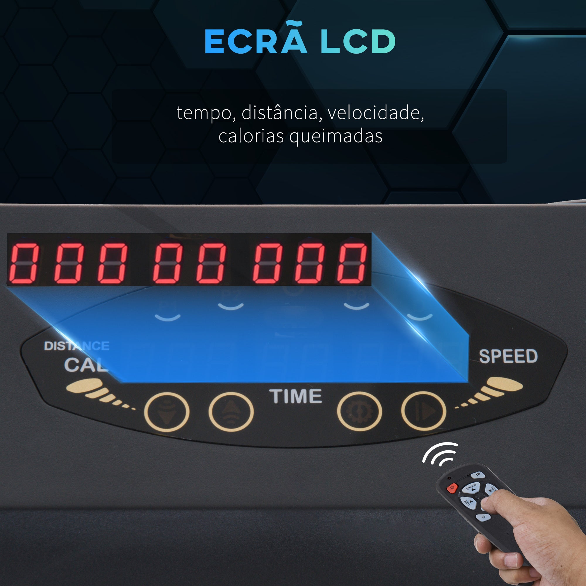 Passadeira Elétrica Preta 105x56x108,5 cm - Exercite-se em Casa com Segurança