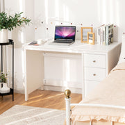 Secretária para Computador – 120 x 50 x 75 cm – Branco – MDF
