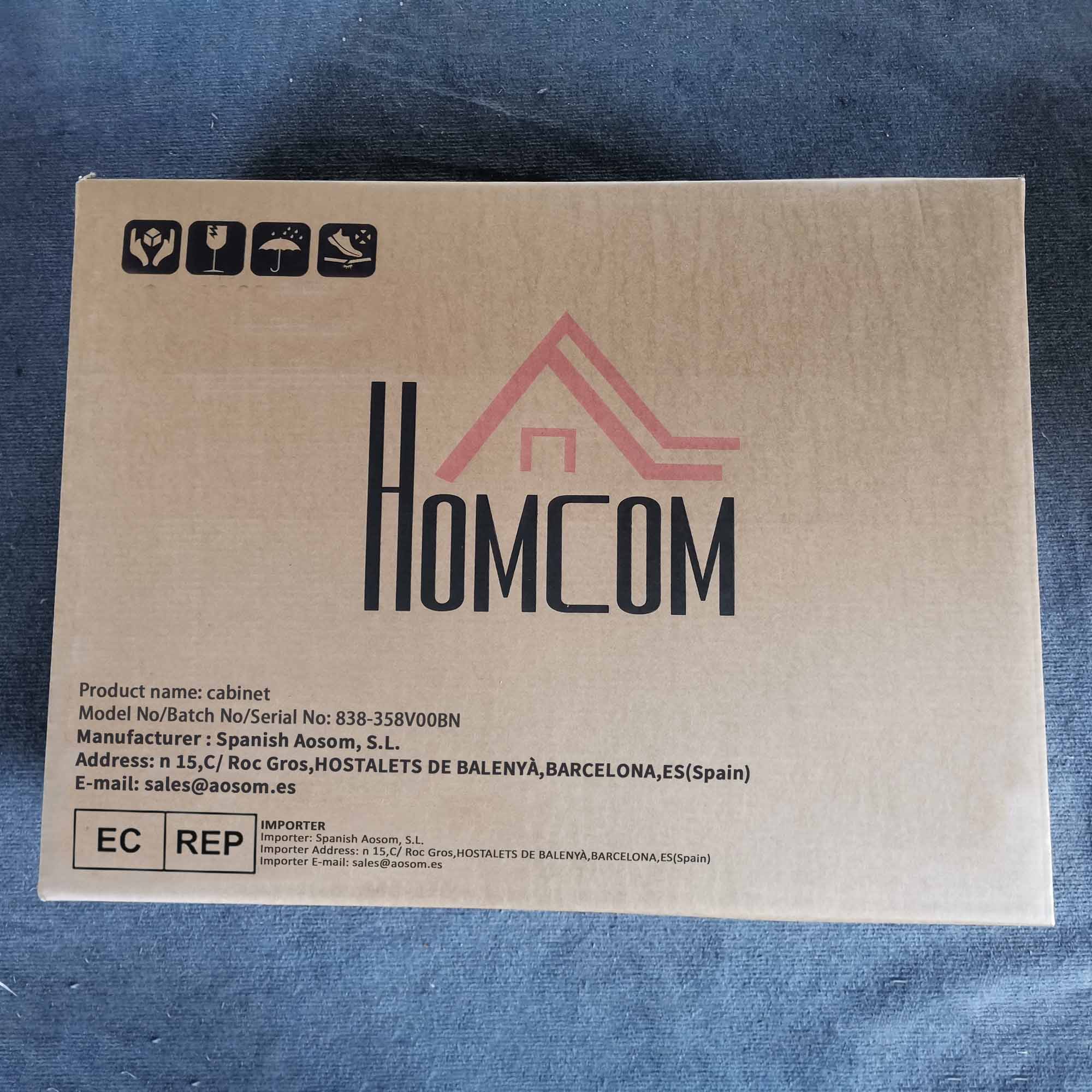 Móvel Arquivo para Escritório 80x39x73,5 cm Preto e Marrom