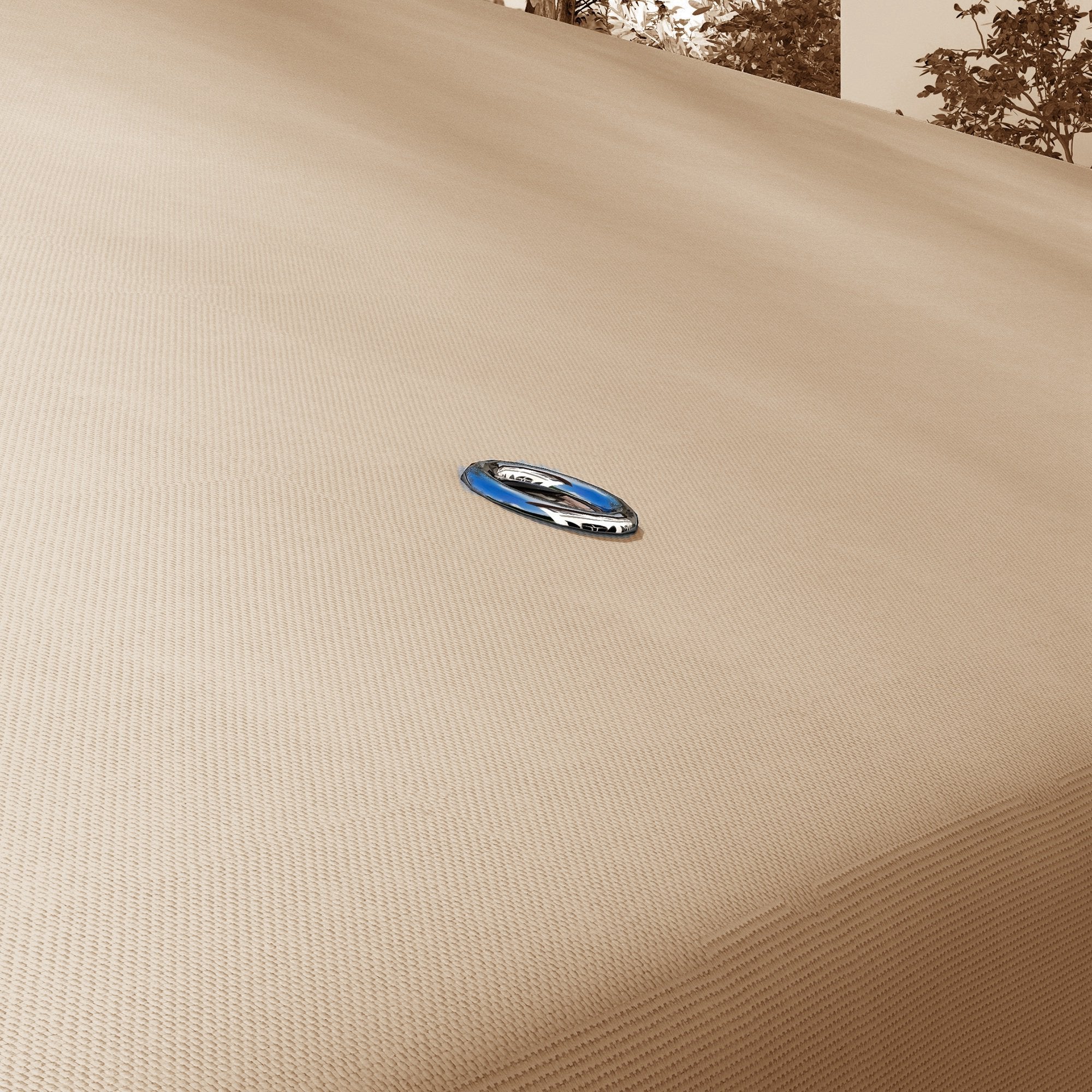 Cobertura de Substituição para Gazebo/Pérgola Cáqui 300x300 cm para Pérgola com Teto Duplo