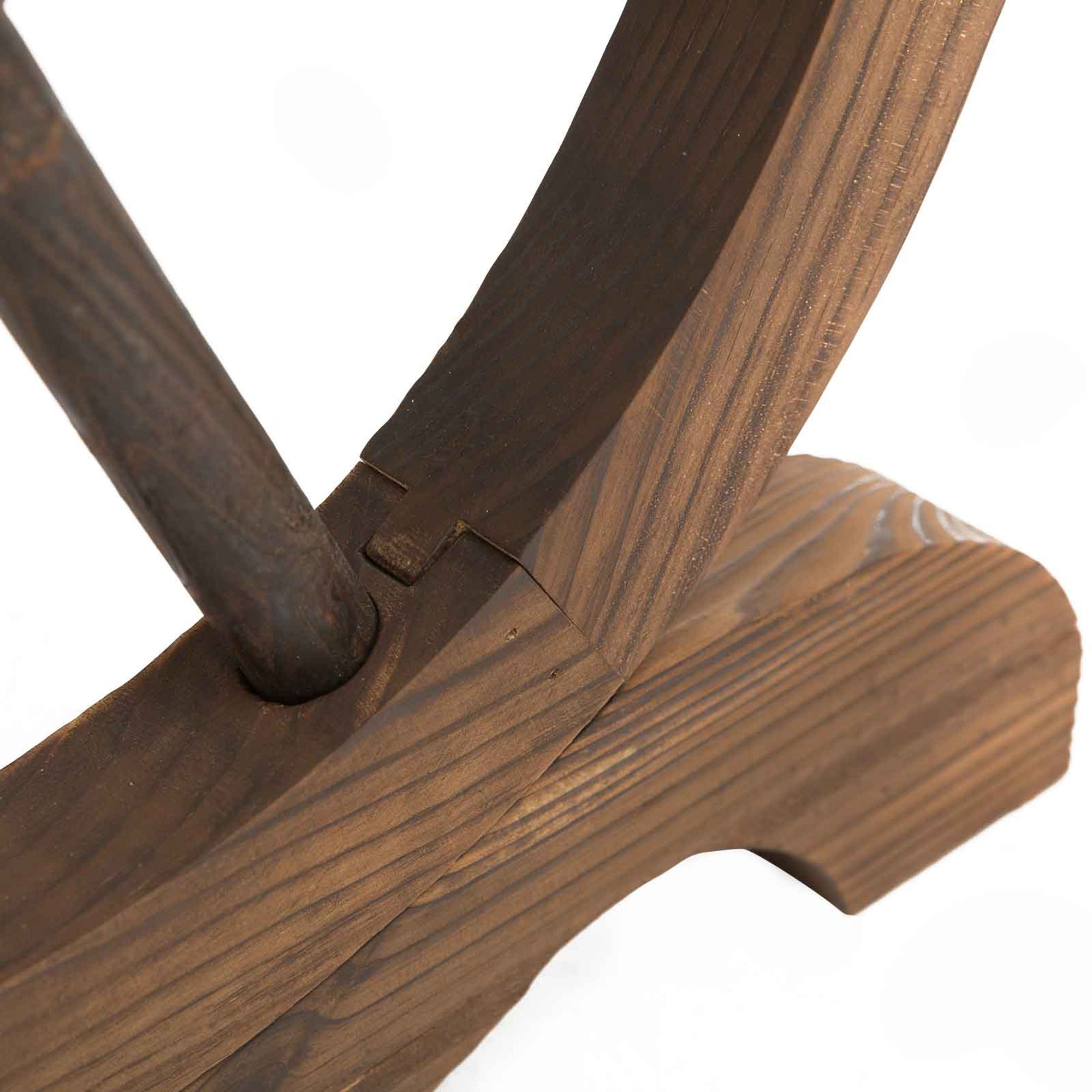 Mesa de Jardim em Madeira 110x60x65 cm - Cor Madeira Carbonizada