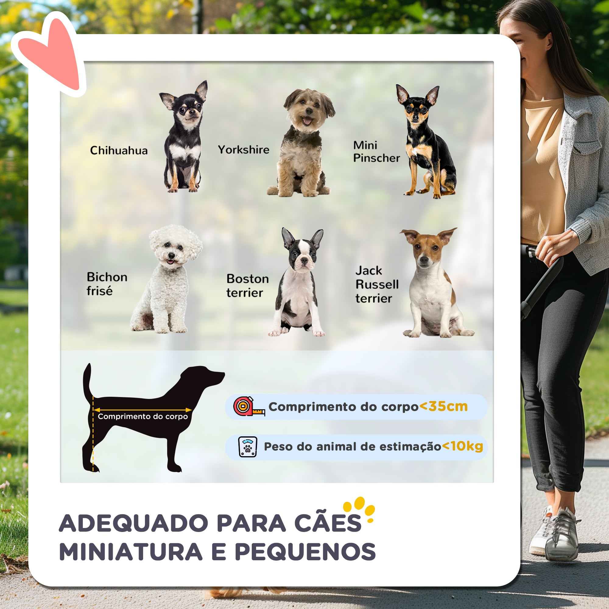 Carrinho para Animais de Estimação Dobrável – 75x45x97 cm – Azul – Aço e Tecido Oxford