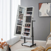 Armário de Jóias com Espelho – 120 x 37 CM – Branco