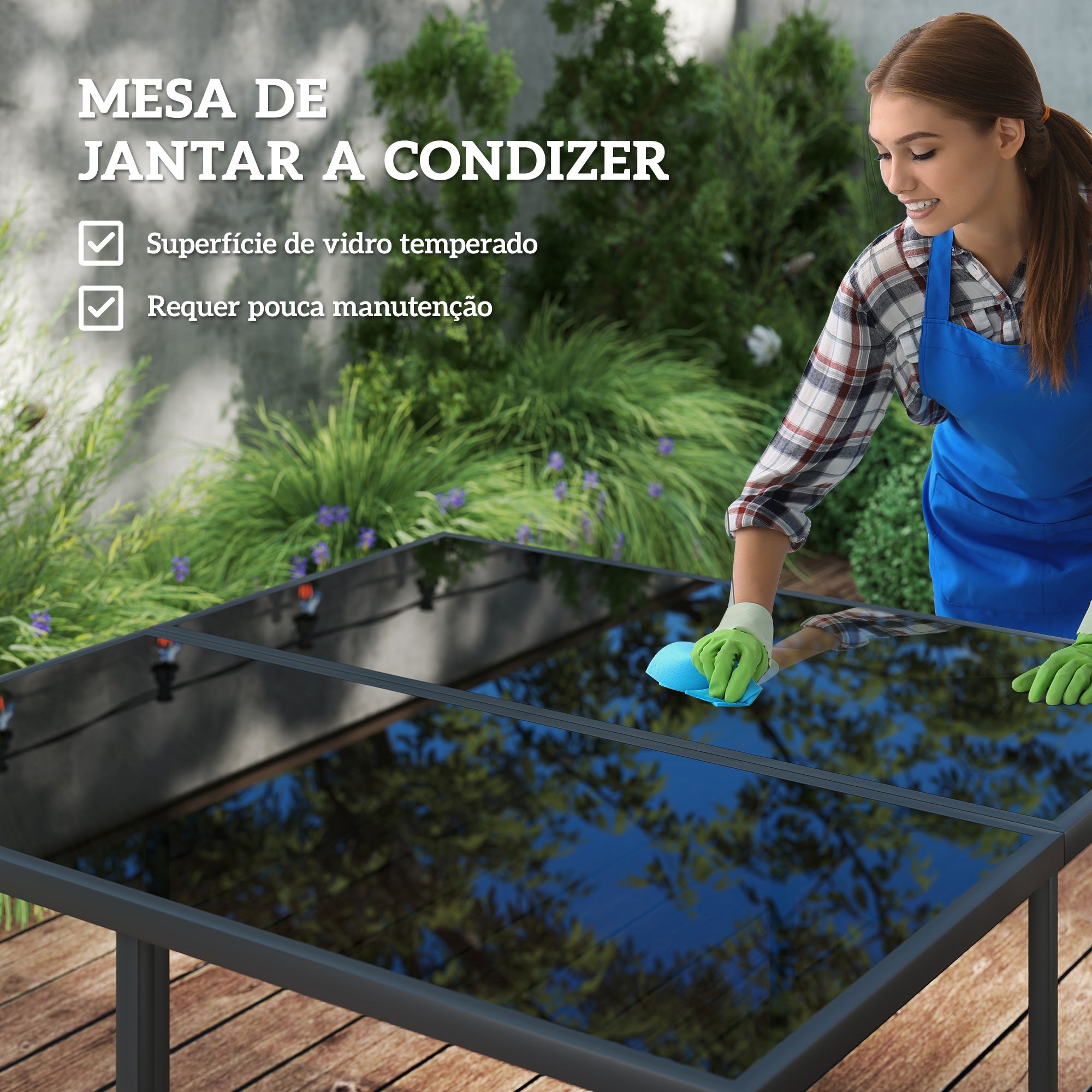 Conjunto de Móveis de Jardim Cinzento 109x109x72 cm - Mesa, Cadeiras e Bancos em Vime Sintético