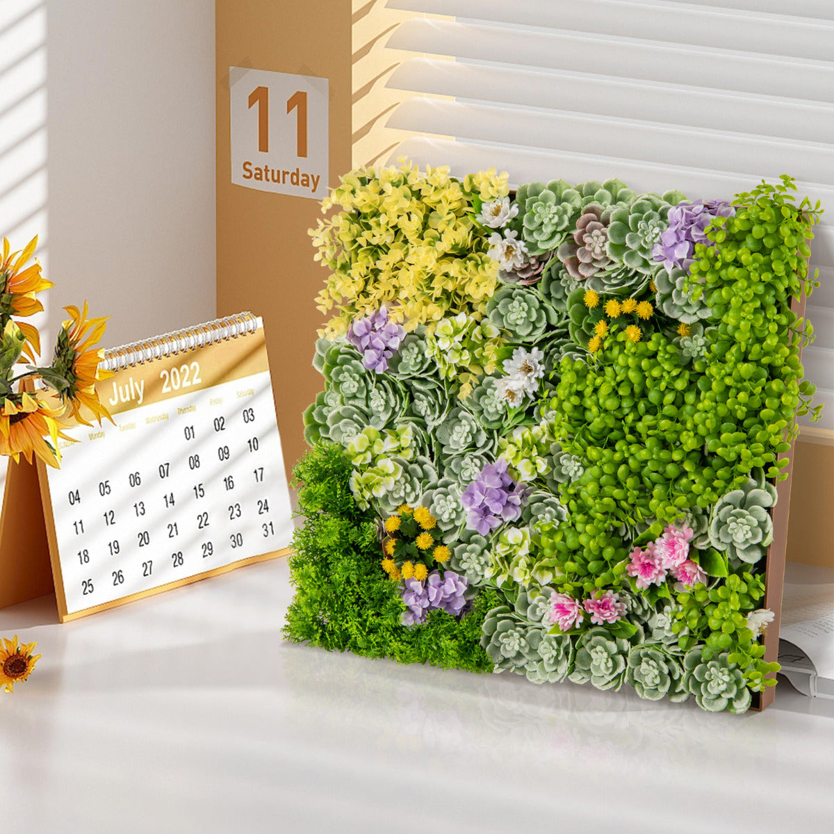 Conjunto de Plantas Artificiais – 10 Tipos de Suculentas – PE