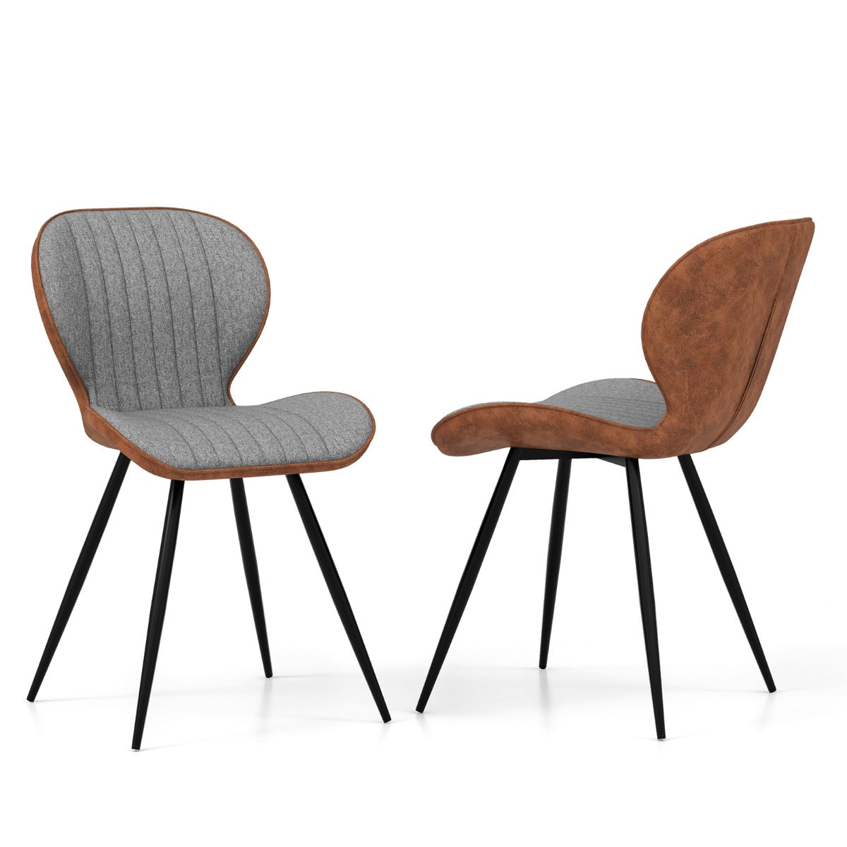 Cadeira de Jantar – Cinzento – Metal