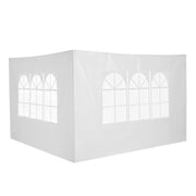 Conjunto de 2 Paredes Laterais Brancas para Tendas de 3x3m e 3x6m - 293x193cm
