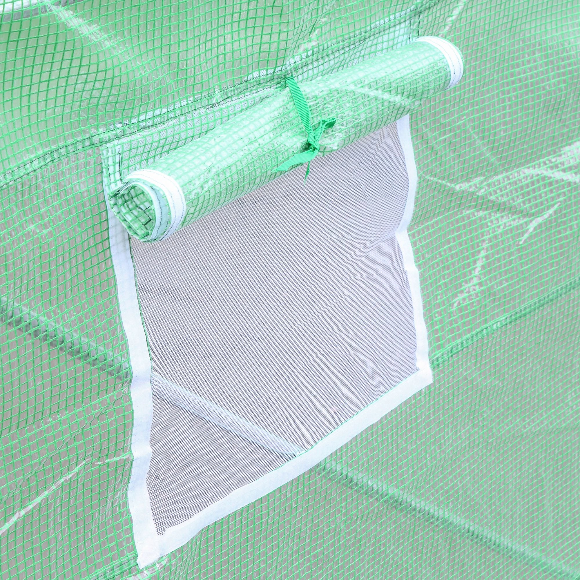 Estufa Tipo Túnel Verde 450x300x200 cm - Outsunny