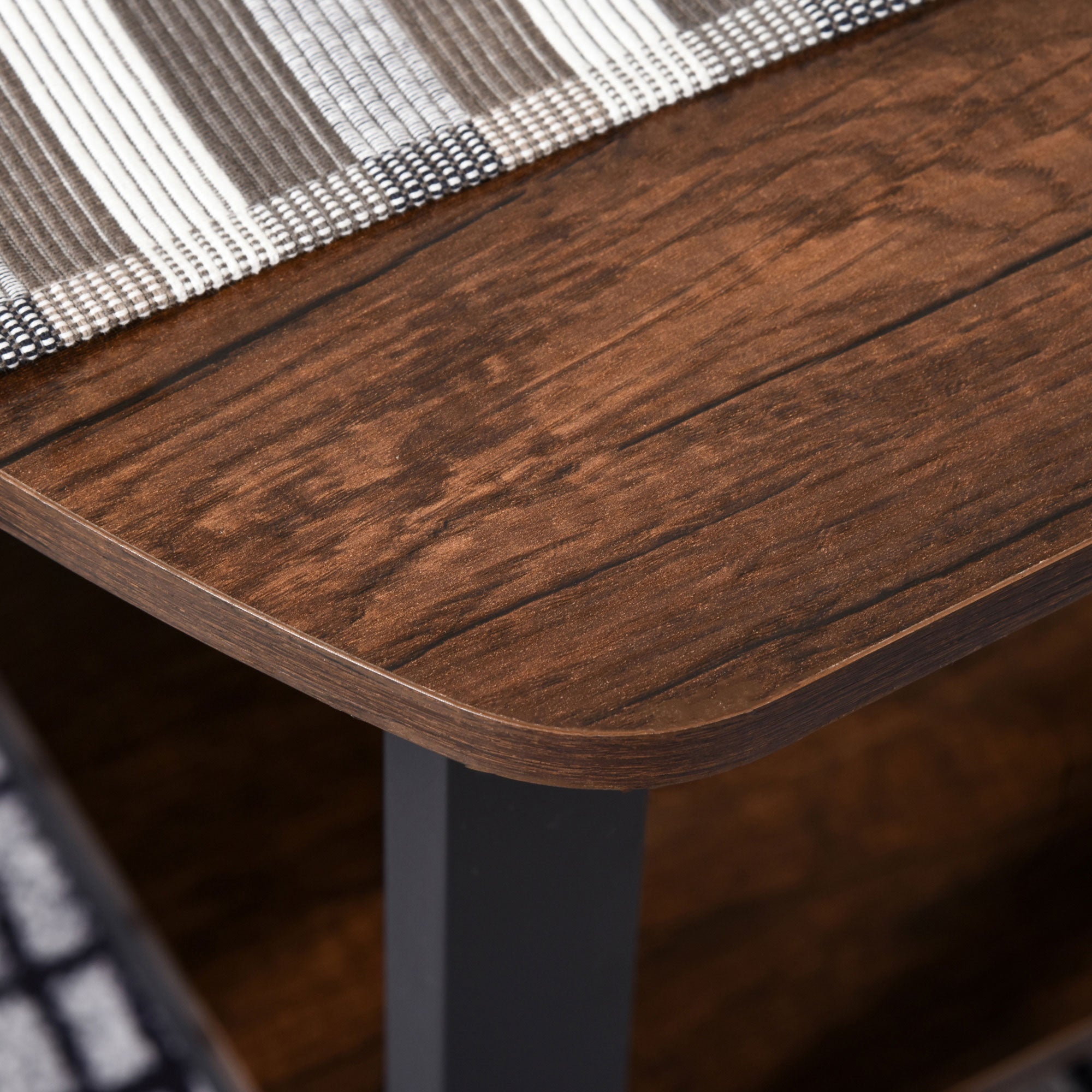Mesa de Centro Estilo Vintage 100x60x46 cm - Castanho Rústico