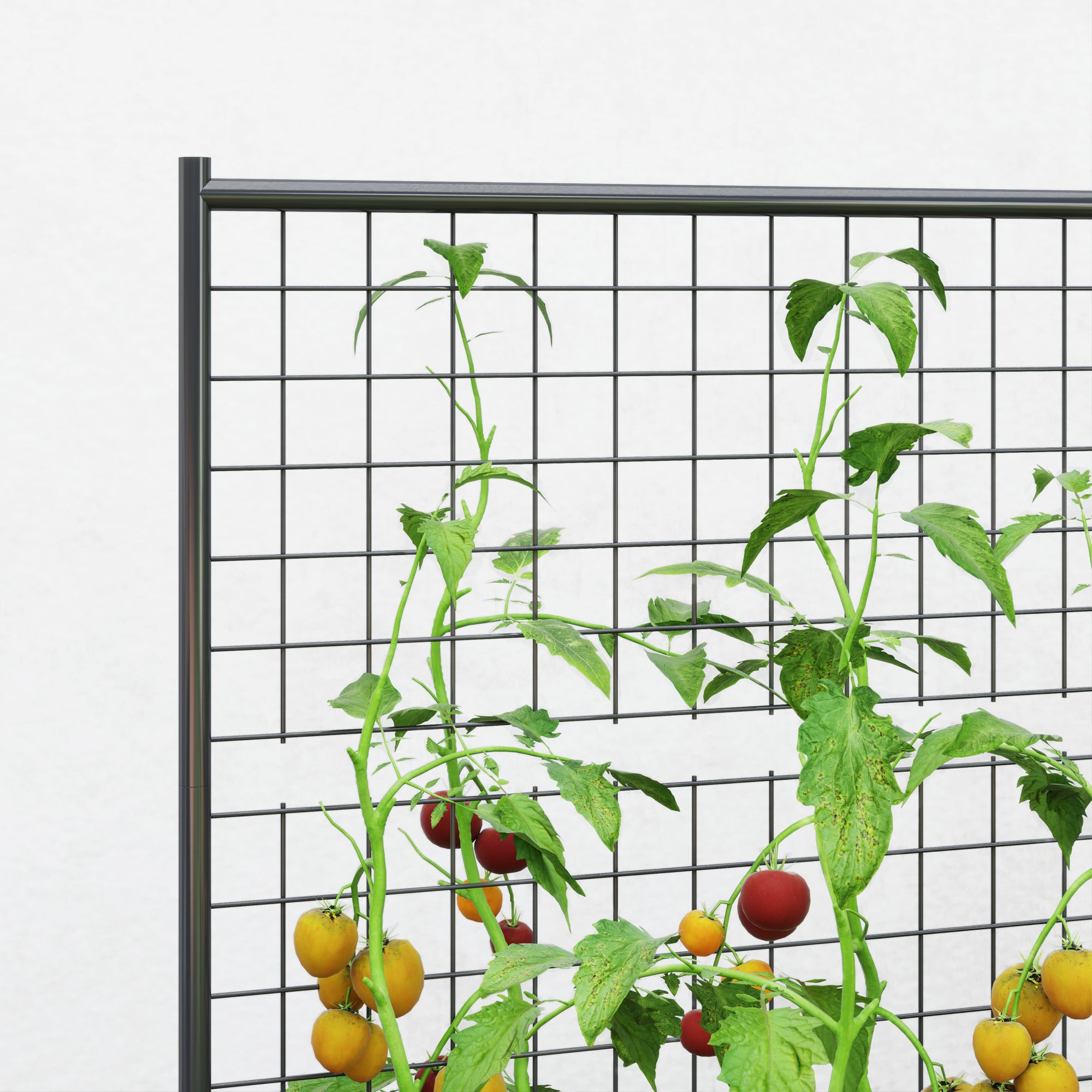 Caixa de Plantio Grande de Aço Galvanizado 80x115x125 cm - Cinza Escuro