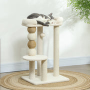 Arranhador para Gatos – 48,5x40x76 cm – Bege – Aglomerado