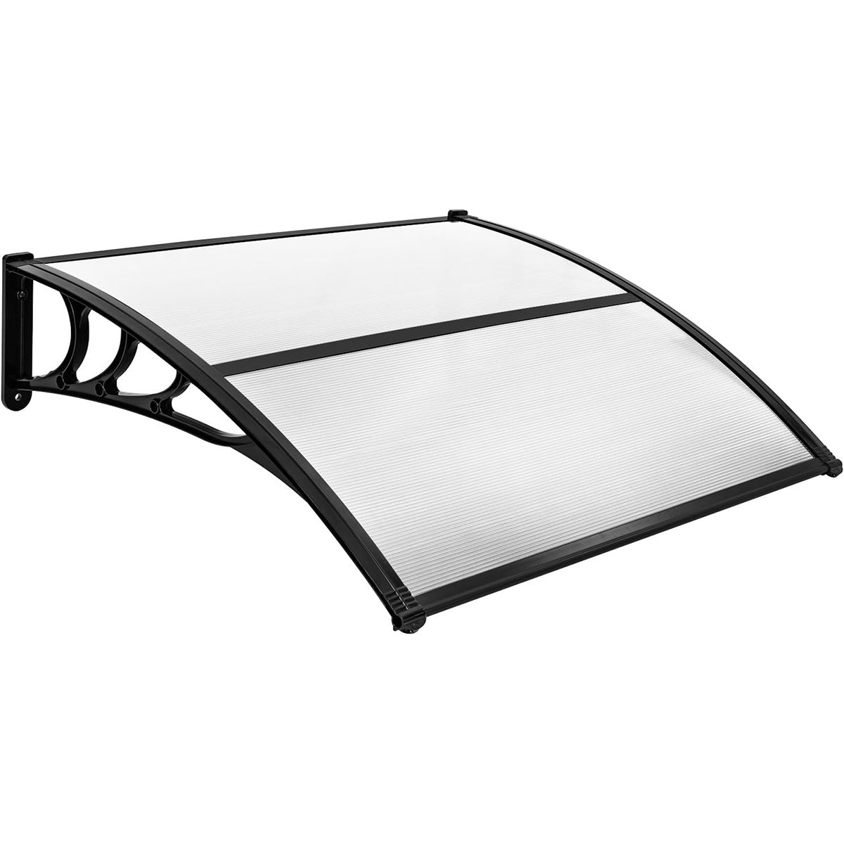 Marquise/Toldo para Janela ou Porta 102 x 99 cm Proteção Solar Chuva Neve Vento