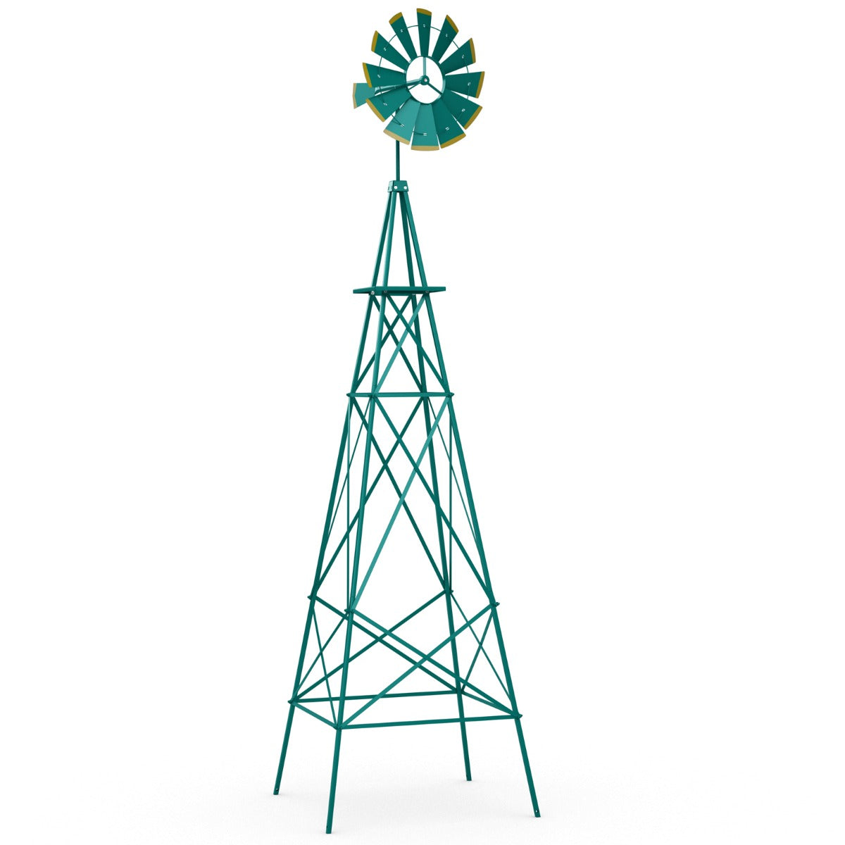 Veleta Decorativa de Metal – 253 cm – Verde