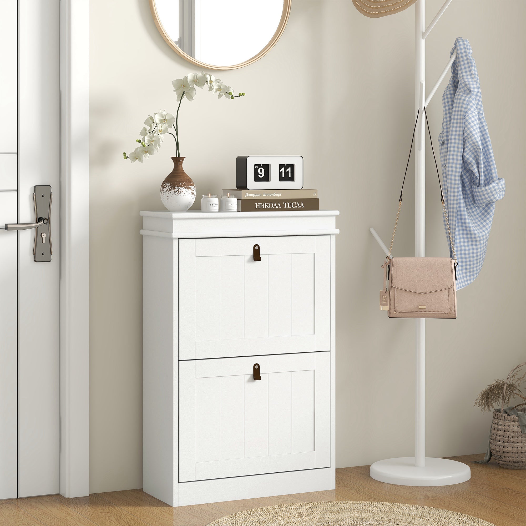 Sapateira – 54x24x82,5 cm – Branca – MDF
