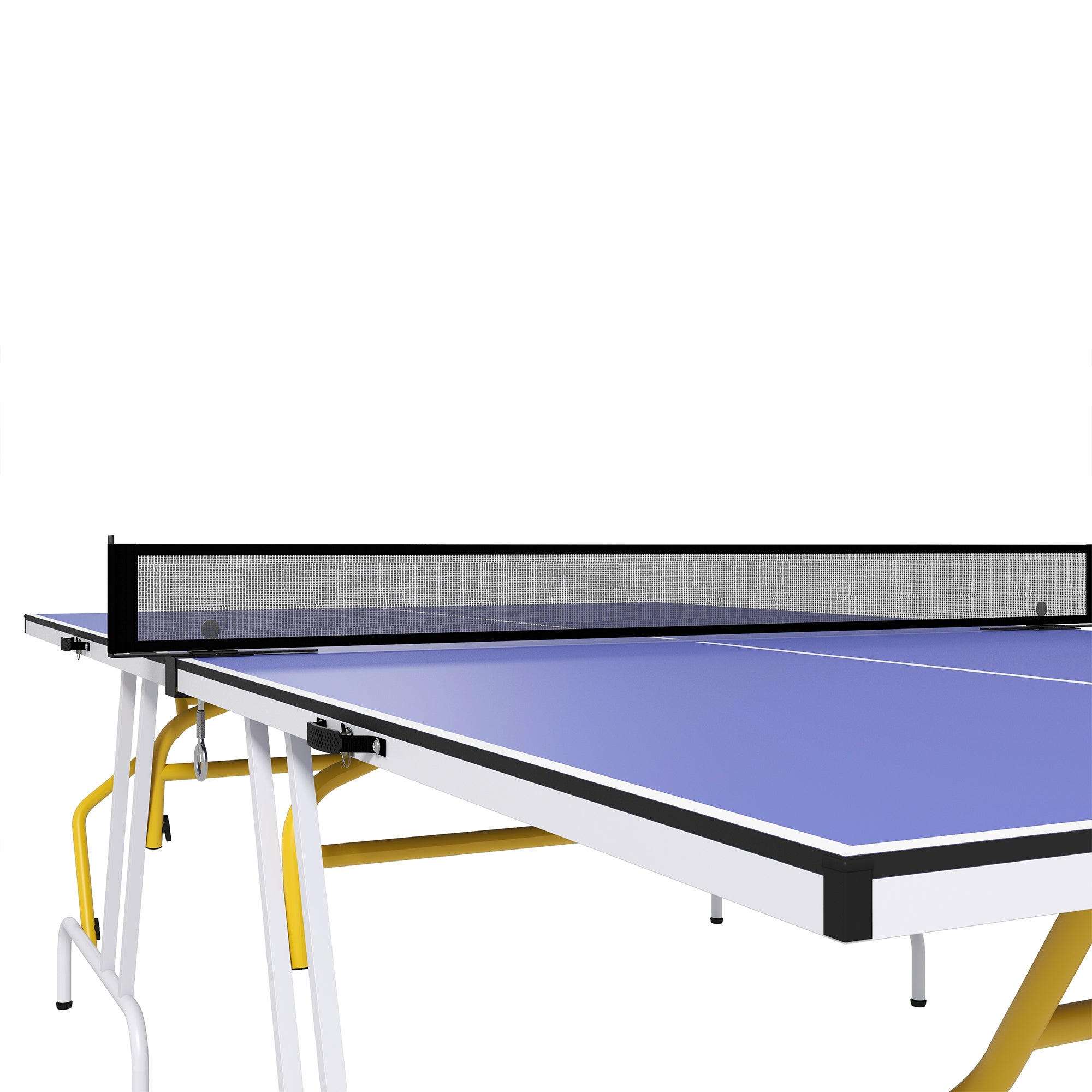 Mesa de Ping-Pong Dobrável Compacta 274x152,5x76 cm Azul