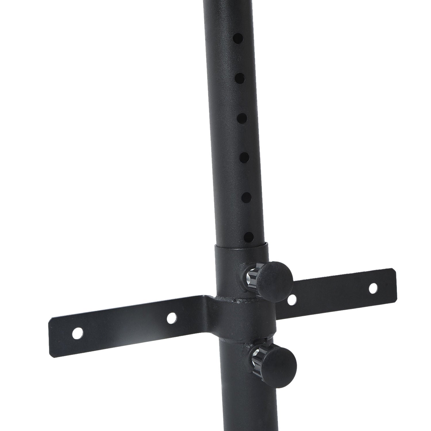 Suporte para Saco de Boxe Regulável Preto 57-81x40x63 cm