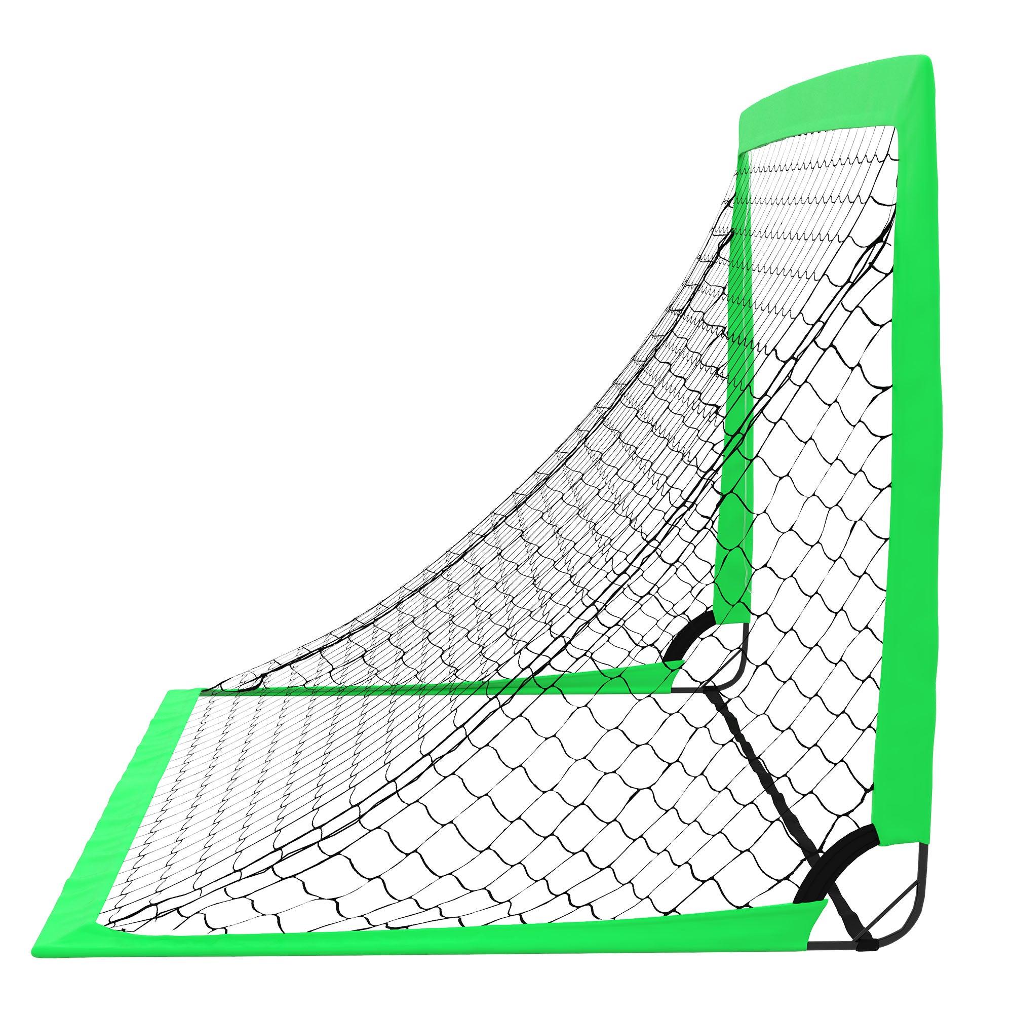 Conjunto de 2 Balizas de Futebol para Crianças 120x90x90 cm Verde