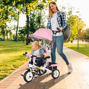Triciclo Evolutivo 2 em 1 Rosa 95x50x106 cm