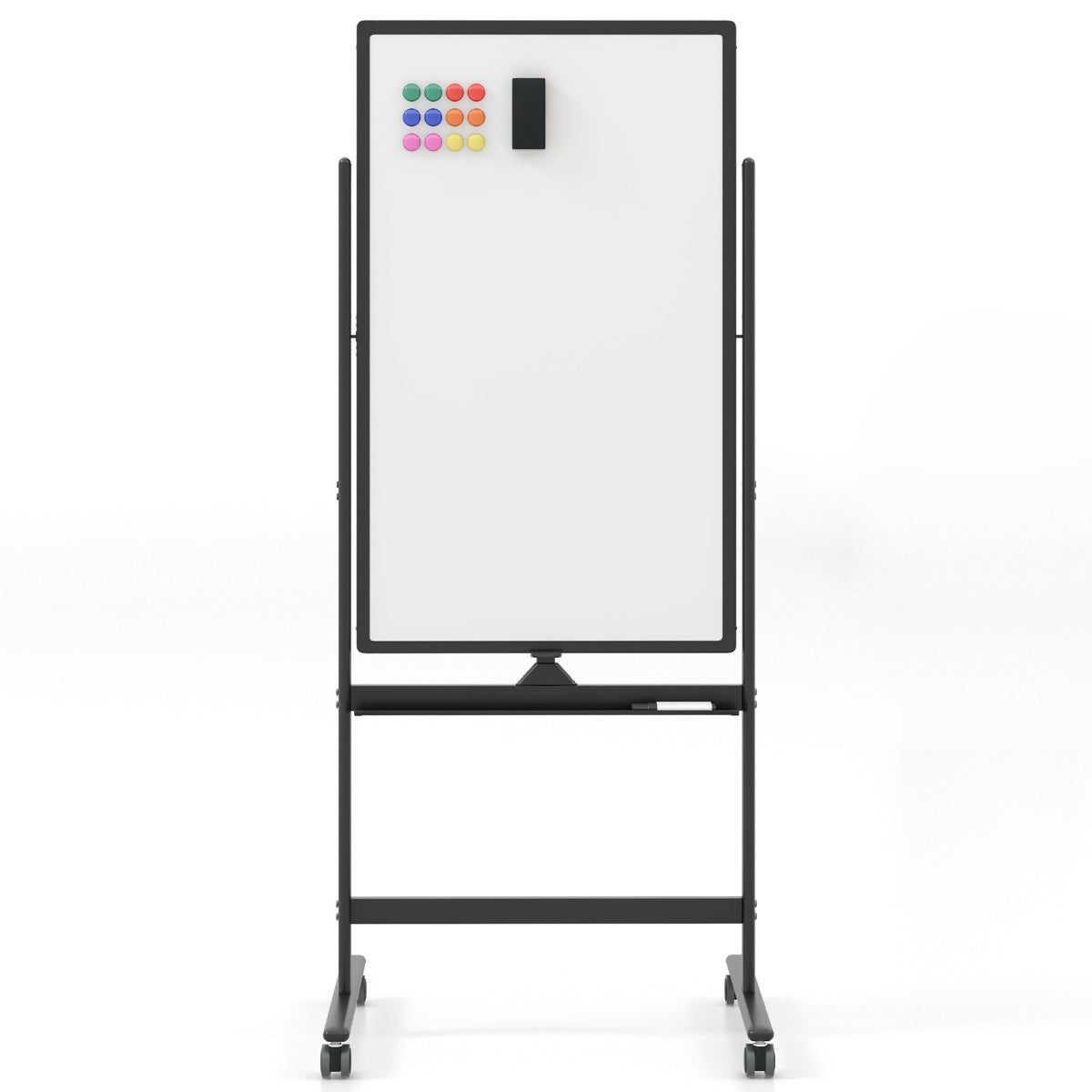 Pizarra Magnética Móvel – 60 x 100 cm – Preto