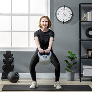 Kettlebell 12 kg Azul Marrinho e Cinza 24x17x28 cm