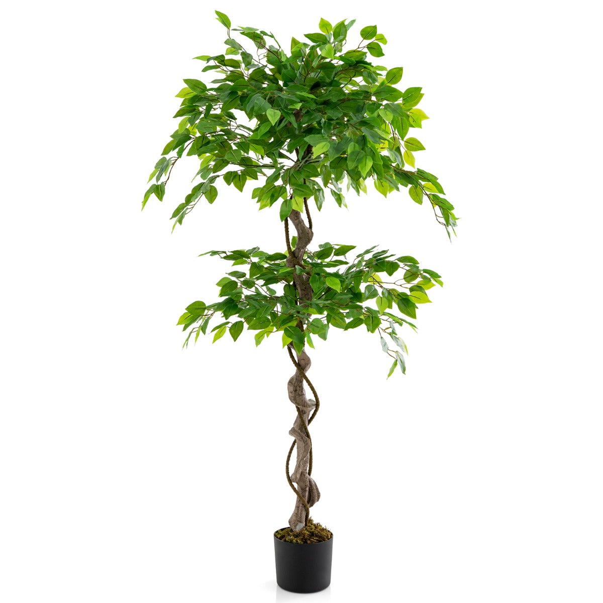 Árvore de Ficus Artificial – 150 cm – Verde – PEVA