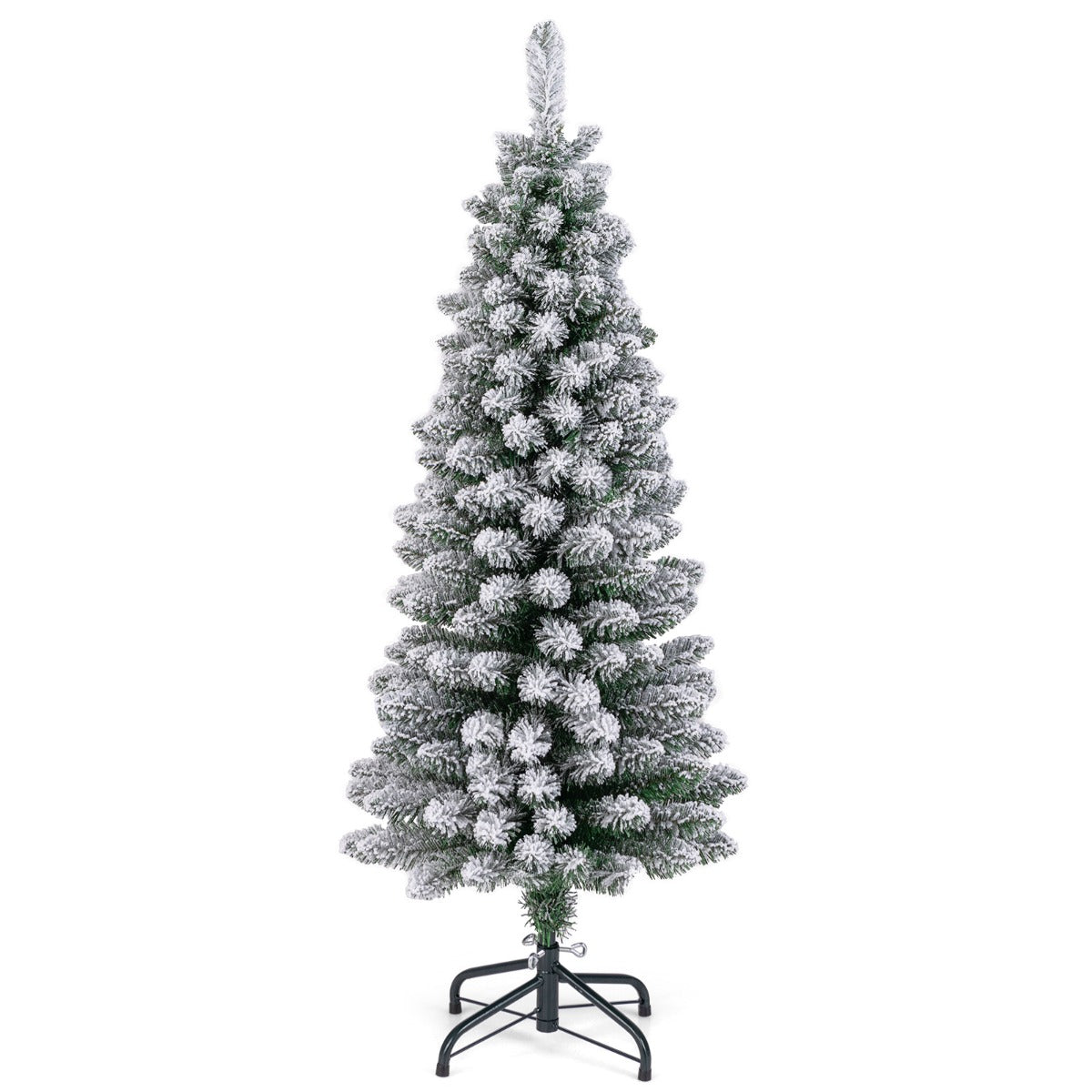 Árvore de Natal Artificial – 120 cm – formato delgado – PVC