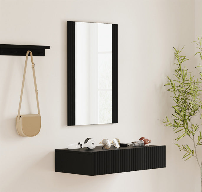 Hall de entrada – preto – melamina