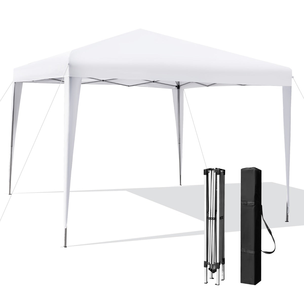 Tenda Dobrável – 3 x 3 m – Branco – Poliéster