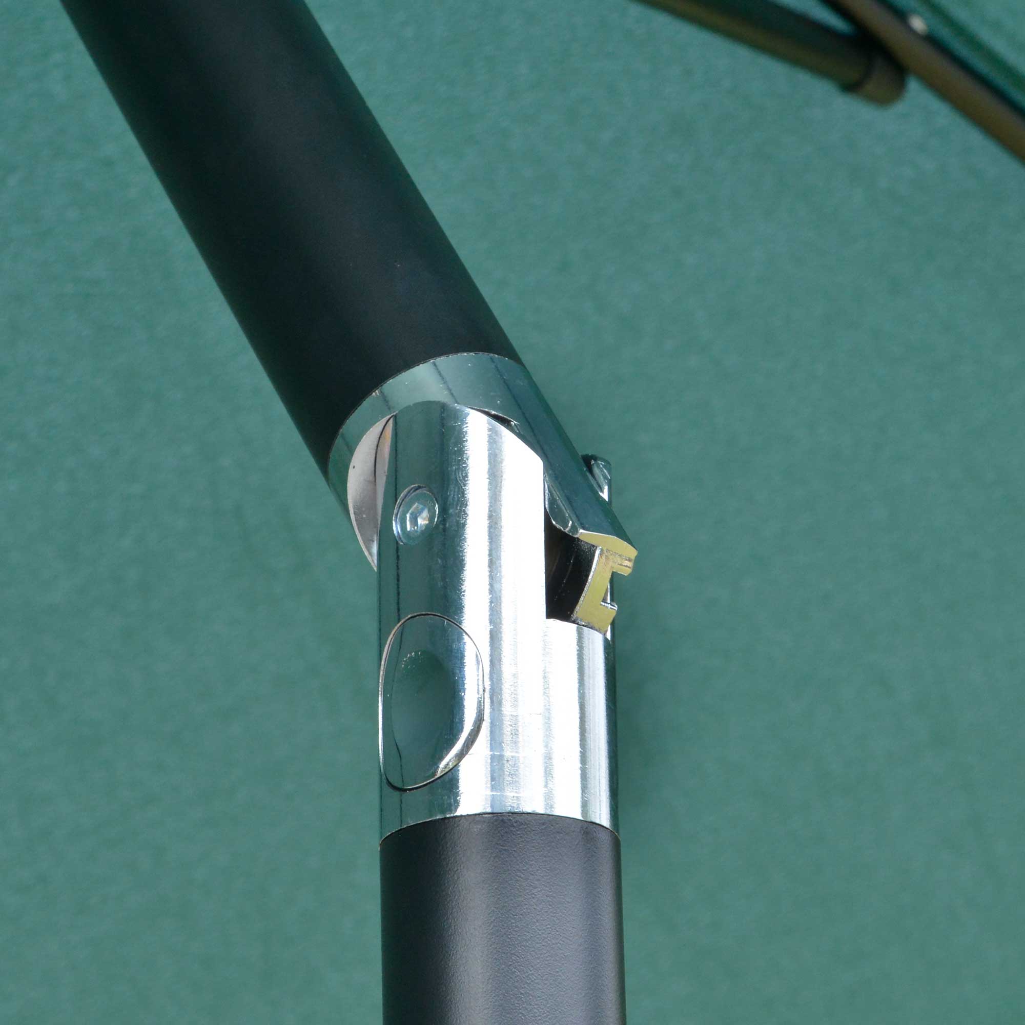 Chapéu de Sol de Jardim Verde Ø270x235cm - Proteção Solar e Reclinável