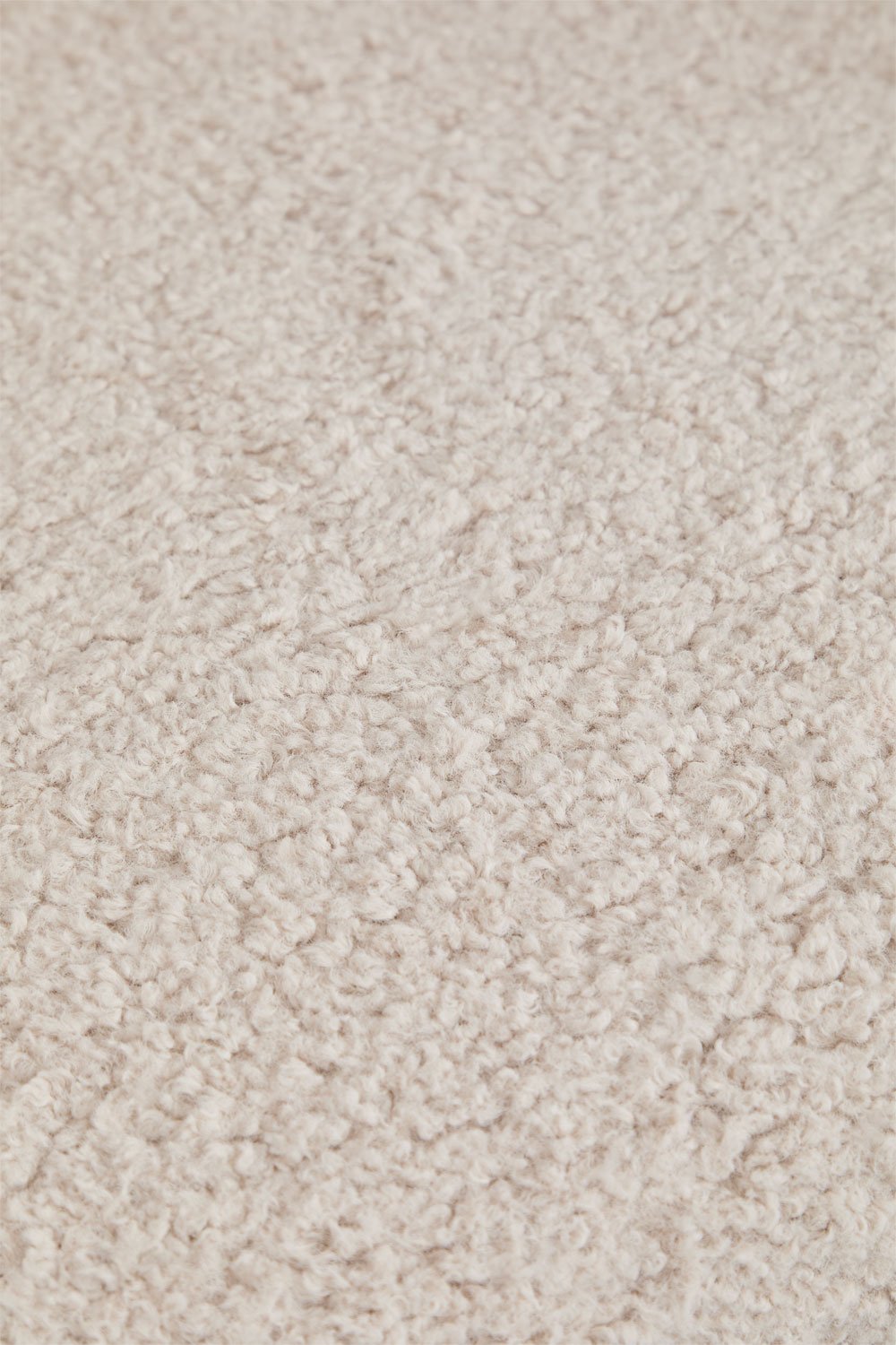 Cadeira de Jantar – Irati - Chenille Creme Bege - Madeira Compensada de Álamo