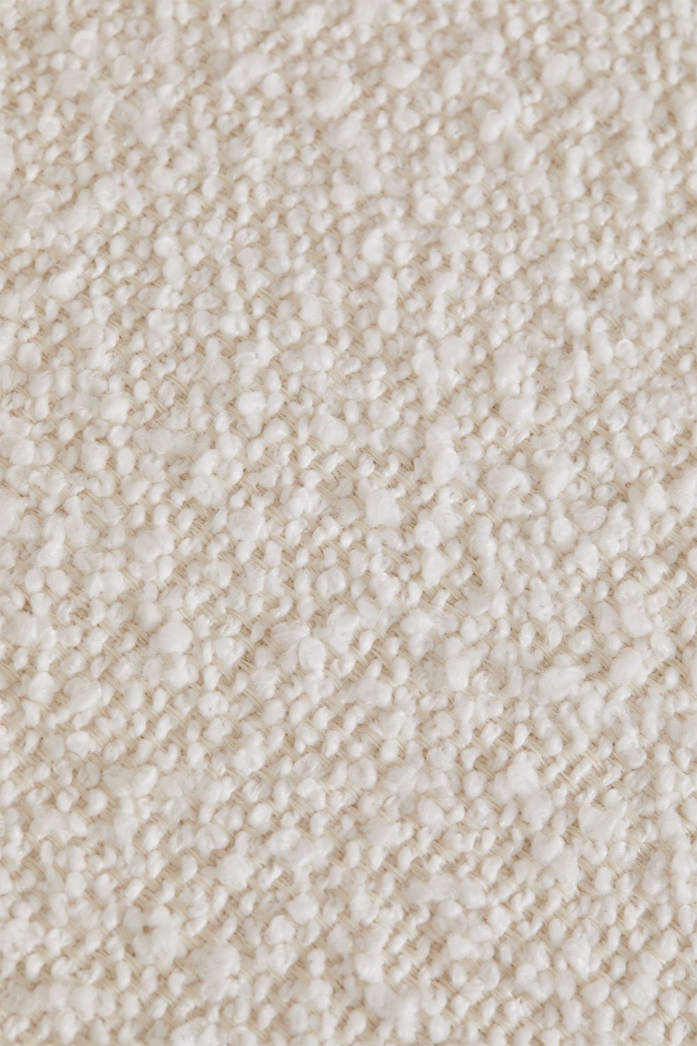 Cadeira de Jantar Giratória – Erica com Braços Estofada - Cor Caracóis Branco