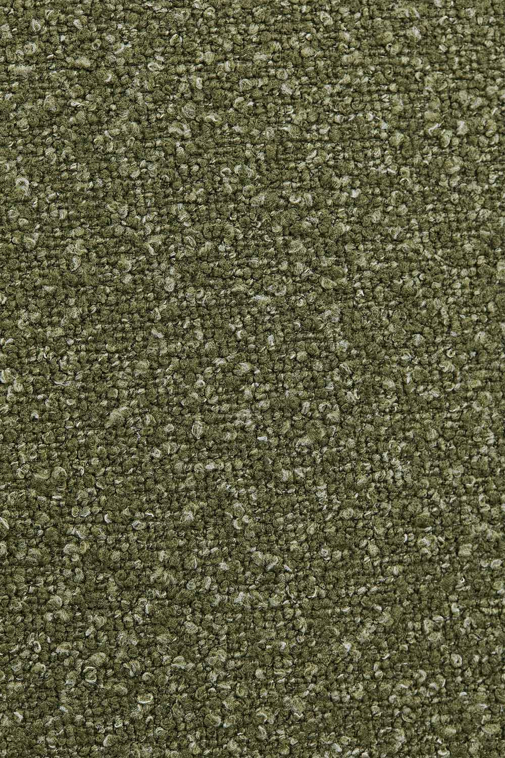 Conjunto de 2 Cadeiras de Jantar – Kaela em Madeira de Acácia e Bouclé Verde Exército
