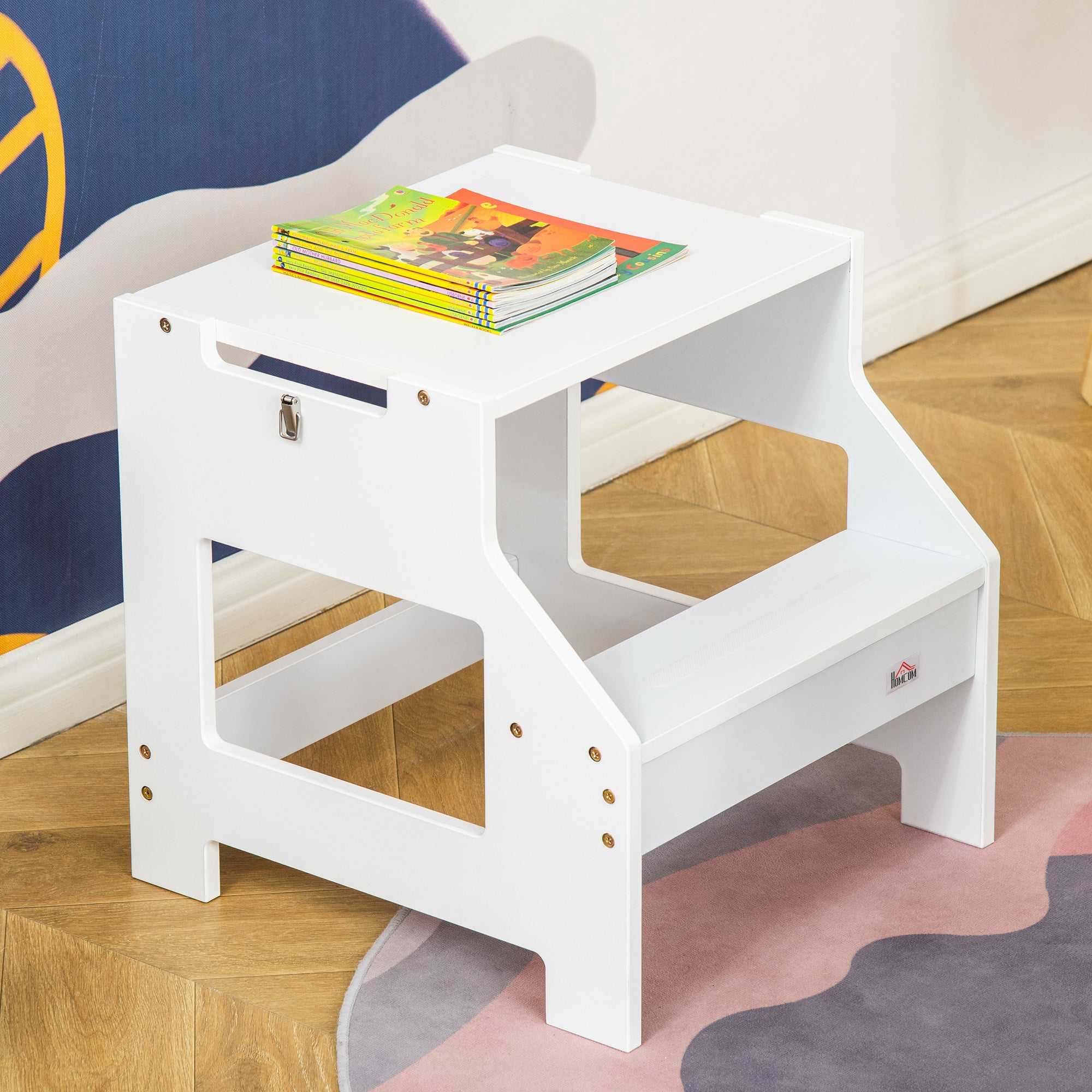 Torre de Aprendizagem Infantil 42x44x86cm Branco