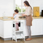Torre de Aprendizagem Infantil 42x44x86cm Branco