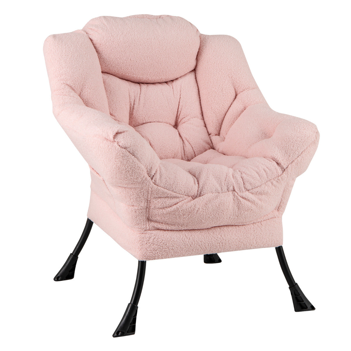 Sofá de Lazer Grande – Cor-de-Rosa – Metal